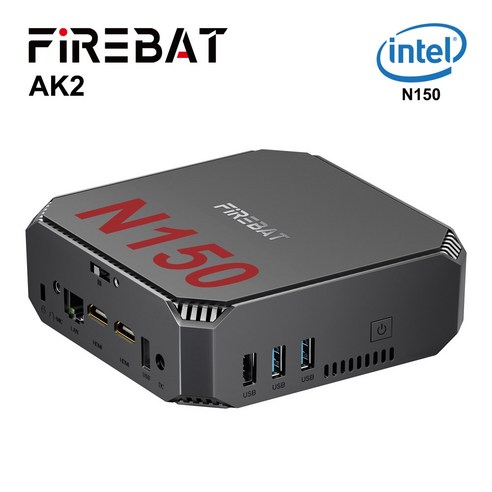 FIREBAT 미니 PC 인텔 N150 컴퓨터 Windows 11 게임 DDR4 16GB RAM