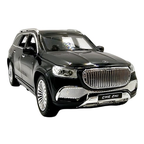벤츠 마이바흐 GLS 다이캐스트 1:24, 블랙 원톤, 1개