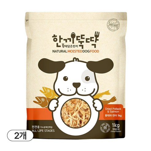 한끼뚝딱 전연령 강아지 황태담은 소프트사료 솔직 후기 | 실제 사용자 리뷰 총정리 - 상품 이미지 1