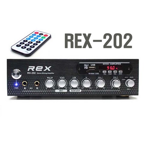 REX-202, 가성비 끝판왕 매장 BGM & 방송 앰프!