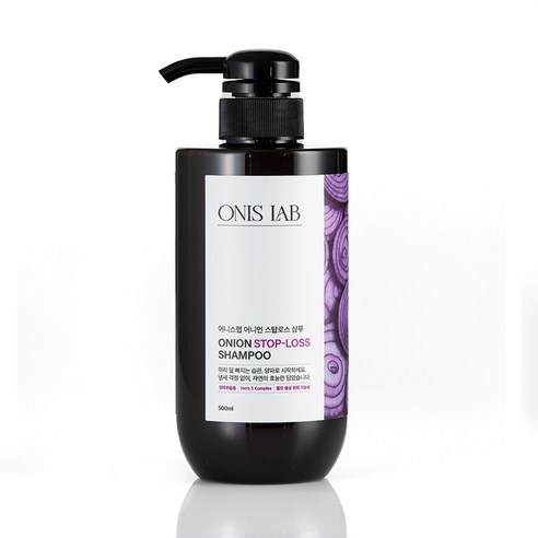 어니스랩 어니언 양파 샴푸 두피 케어 모발 강화 탈모 완화 성장 도움, 1개, 500ml