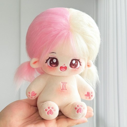 걸스코코 베이비별자리인형 아이돌 귀여운 생일 인형 솜인형, 1개, 쌍둥이자리(무골), 20cm