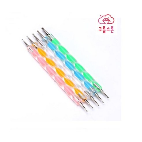 도트봉 5종세트 셀프네일재료, 1개