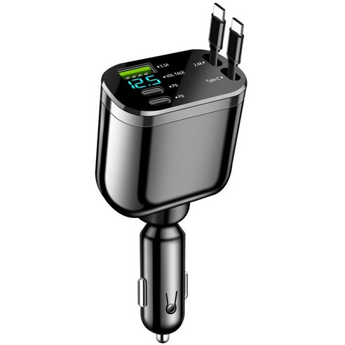 LA DERIVE 동시5대충전 릴타입 차량용 고속충전기 다목적형 type... 실사용 후기 | 효과 있을까? - 상품 이미지 1