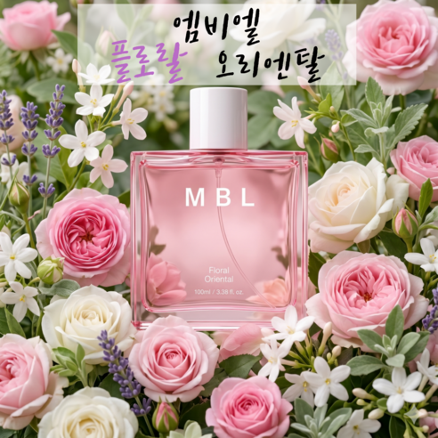 MBL 플로랄 오리엔탈 향수 퍼퓸, 1개, 100ml