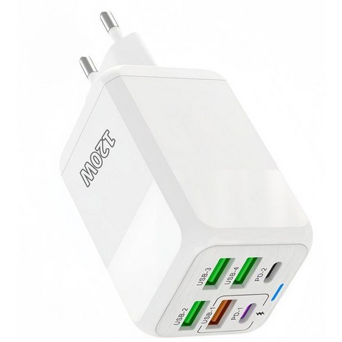 6in1 c타입 휴대폰 고속충전기120W 4USB+2PD3.0 SJCDQ