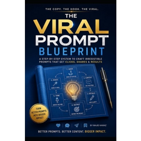 (영문도서)The Viral Prompt Blueprint: Most high-performing prompts book Paperback, Independently Published, English, 9798196347009