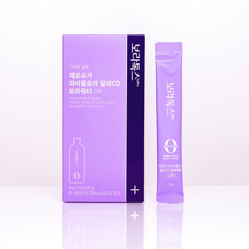 보라톡스 파비플로라 알파CD 제로슈가 보라워터 스틱 15회분, 5박스 이미지 4