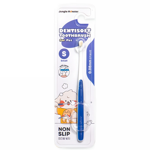 정글몬스터 반려동물 덴티소프트 극세사모 칫솔 S 솔직 후기 | 실제 사용자 리뷰 총정리 - 상품 이미지 1