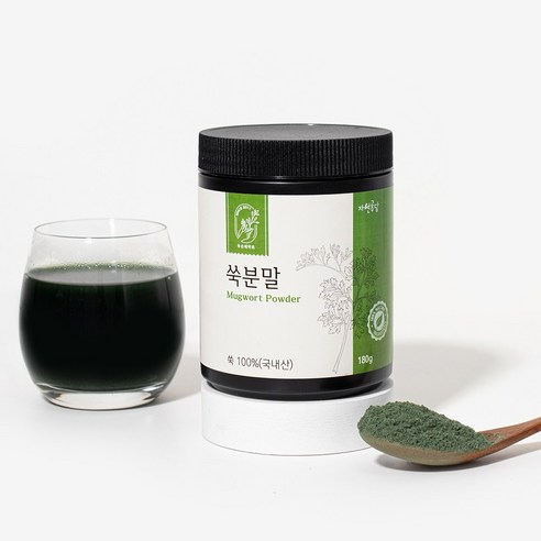 두손애약초 국산 쑥분말 쑥가루 파우더 180g 180g, 1개 이미지 2