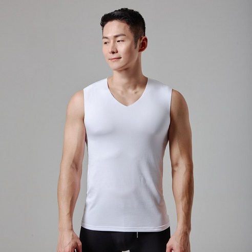 남성 심리스 기모 반팔런닝/머슬런닝 남자이너티 3종세트