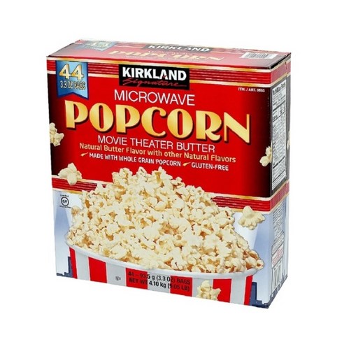 커클랜드 전자레인지 팝콘 93.5g, 93.5g, 44개