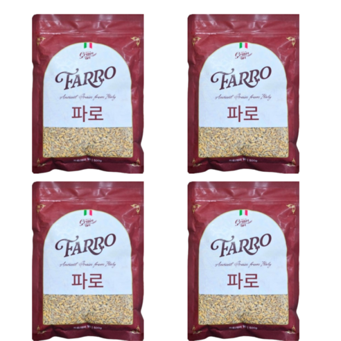 그레인온 파로 밀, 500g, 4개