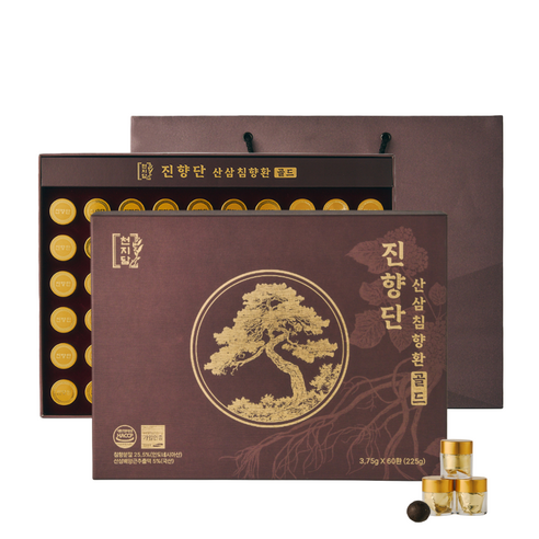 천지담 진향단 산삼 침향환 골드 3.75g, 60개 실사용 후기 | 효과 있을까? 썸네일