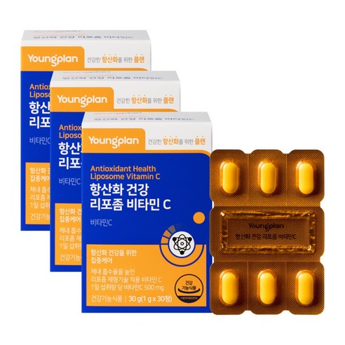 영진약품 항산화 건강 리포좀 비타민C-높은 흡수율, 30정, 3개
