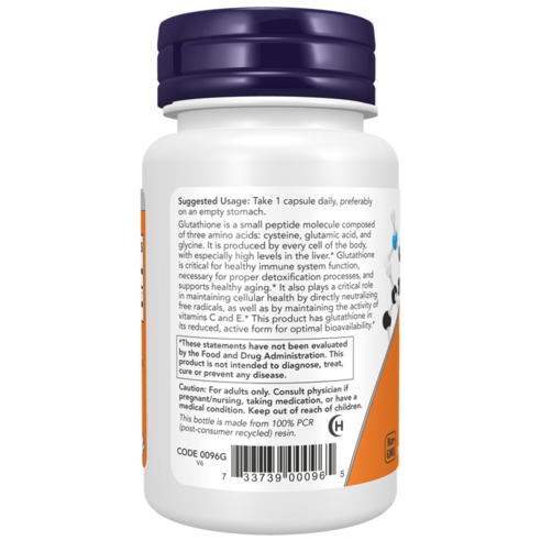 나우푸드 글루타티온 250mg 베지 캡슐 60정, 1개 이미지 3