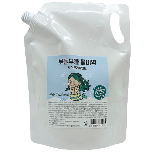 부들부들 물미역 헤어 트리트먼트, 1L, 1개