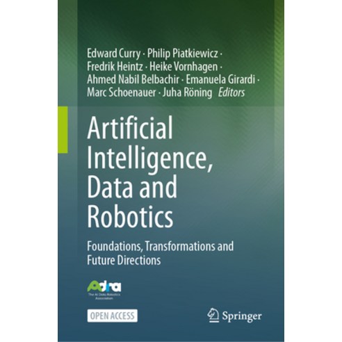 (영문도서)Artificial Intelligence Data and Robotics: Foundations Transformations and Fut... Hardcover, Springer, English, 9783032105608