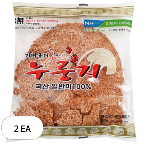 참좋은식품 가마솥의 누룽지 200g × 10개