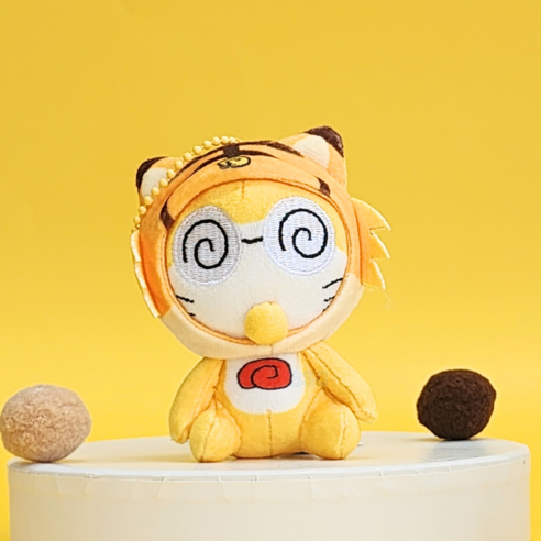 BSC 개구리중사케로로 꼬마 고양이 인형 키링 열쇠고리 가방고리 키홀더 가방장식 캐릭터인형 가꾸, 1개, 4.꼬마고양이 쿠루루, 8cm