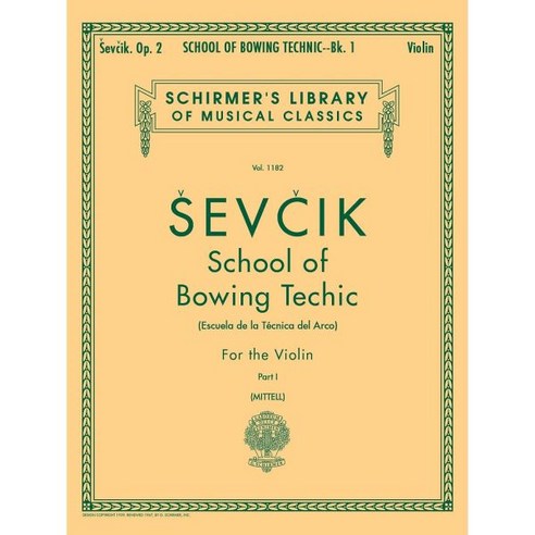 Otakar Sevcik School of Bowing Technics Op. 2 Book 1 | Violin Method ...