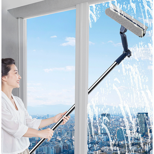 힘들었던 창문 청소, 이제 각도 조절 베란다 창문닦이로 쉽고 편하게!