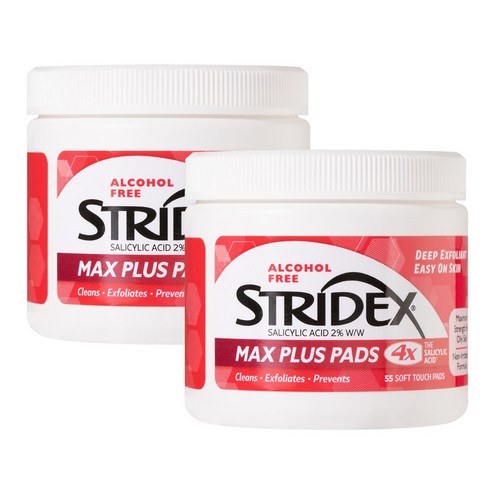 스트라이덱스 맥스 플러스 패드 180g, 55매입, 2개