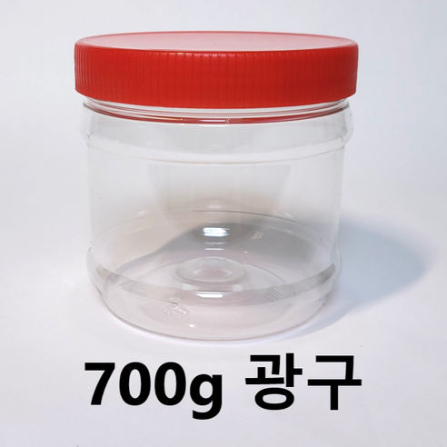 SD 젓갈통 700g 광구용기 고추장통 된장통 PET용기 김치통 깍두기통 페트병 배송비X, 700g 광구, 50개