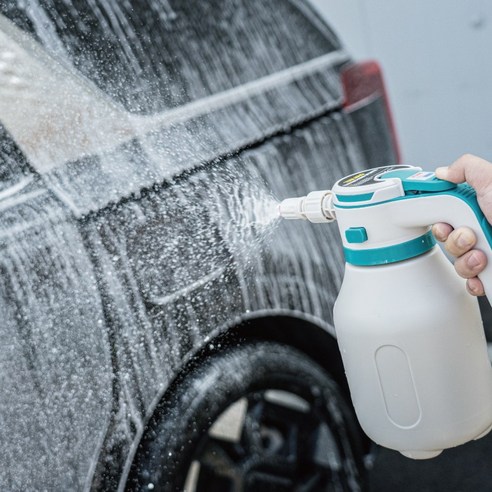 툴리드 세차 프리워시 전동 분무기 충전식 스노우 폼건 2L 대용량 압축분무기 이미지 2