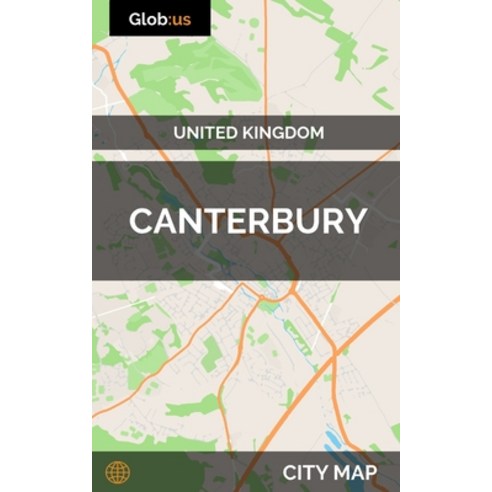 (영문도서)Canterbury United Kingdom - City Map Paperback, Independently Published, English, 9781980520535