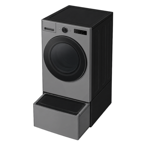 LG 트롬 오브제컬렉션 건조기 + 미니워시 RG19VNX 건조19kg 세탁4kg, 스테인리스 실버 + 모던 스테인리스