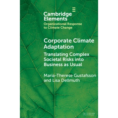 (영문도서)Corporate Climate Adaptation Paperback, Cambridge University Press, English, 9781009780582