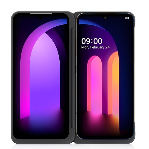 VBESTLIFE V60ThinQ LM-V605N Type C 5G용 듀얼 스크린 케이스 마그네틱 어댑터