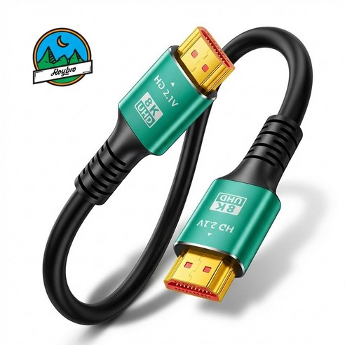 로이브로 프리미엄 ULTRA HDMI 2.1 8K 48GBPS 60HZ HDMI 모니터 TV 노트북 케이블, 1m, 1개