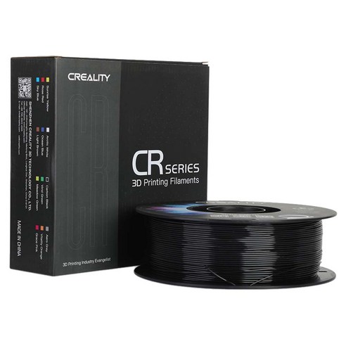 크리얼리티 3D 프린터용 필라멘트 CR-PETG 1.75mm 1kg, 블랙