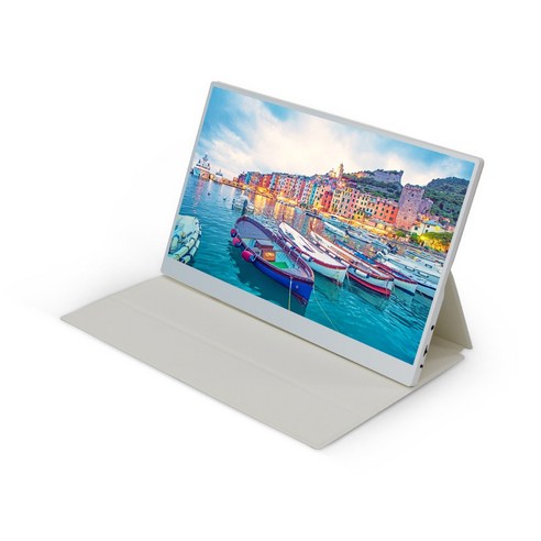 카멜 포터블 FHD 터치 휴대용모니터 CPM1530IT, 39.6cm, 화이트 CPM1530ITW