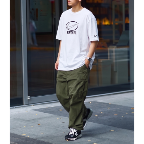 [국내매장판]나이키 반팔티 NIKE SEOUL ICON Tee 서울 로고 프린팅 티셔츠 IB8034-100