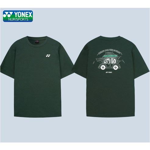 요넥스 25년 남자 여자 공용 오버빗 반팔티 251TS057U 데일리코디 운동 일상