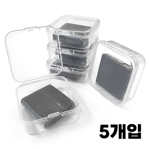 레아채 말랑 떡 지우개, 5개, 그레이