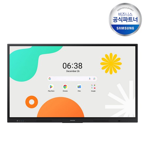 삼성 안드로이드 163.9cm(65인치) 전자칠판 LH65WAFWLGCXKR 학교 학원 강의실 화상수업 회의용 DID 스마트보드, 단순배송상품, 86WAF (Android), 217.4cm(86인치)