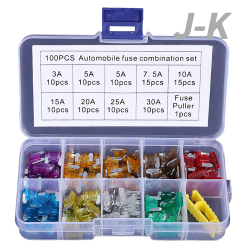 (제이케이) 카 자동차용 휴즈 퓨즈 FUSE 신형 LP미니 LP-mini fuse 100pcs CAR FUSES