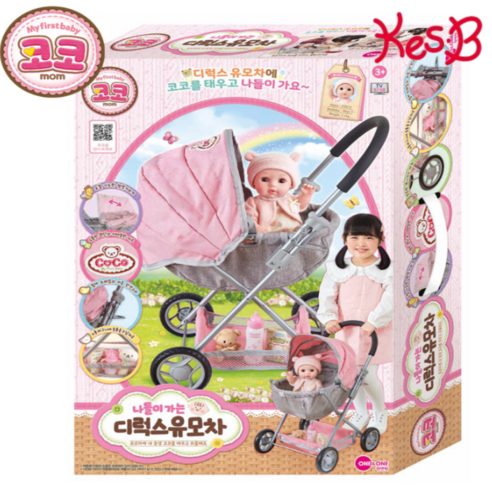 원앤원 코코 나들이 가는 디럭스 유모차, 혼합색상, 1개