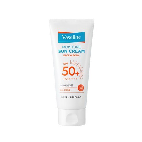 바세린 모이스처 선크림 SPF50+ PA++++, 1개, 150ml