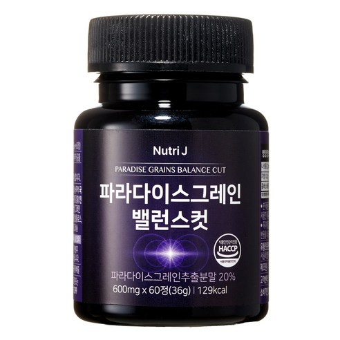 뉴트리제이 파라다이스그레인 밸런스컷, 1개, 60정