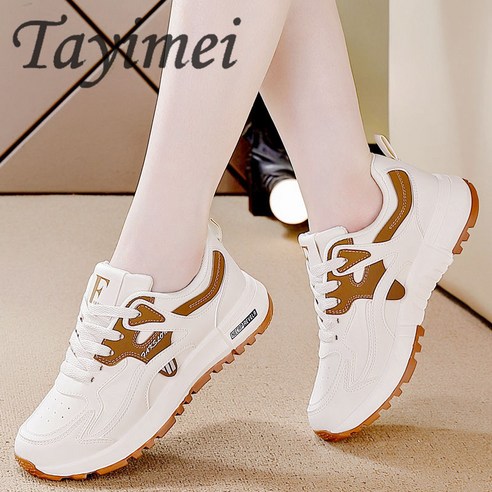 큰 사이즈 운동화 사계절 여자 시즌 한국판 백합 얇고 가벼운 러닝화 편안하다 초경량 캐주얼 캐주얼 미끄럼 방지 워킹화 굽 낮은 운동화 워킹화 봄