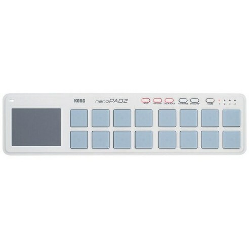 KORG코르그 〔USB MIDI 컨트롤러〕 nanoPAD2 nanoPAD2-WH 화이트[NANOPAD2WH] - DJ장비/컨트롤러