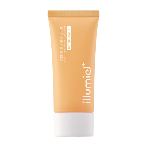 일루미엘 스킨 핏 백탁없는 밀림없는 끈적임없는 파데프리 톤업 선크림, 50ml, 1개
