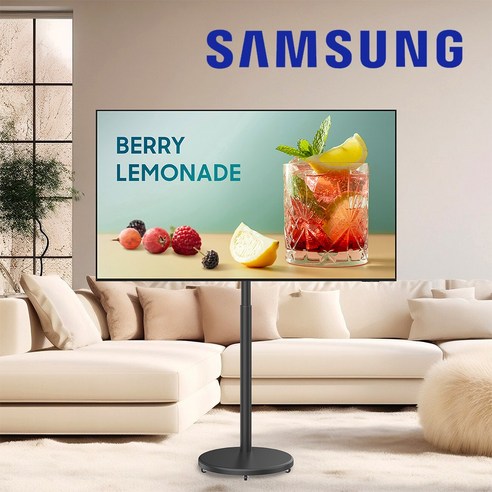 삼성 4K 스마트 사이니지 TV 삼텐바이미 패키지 이동식 거치대 대형TV 소형TV 모니터 [셋탑박스 선택행], 고객직접설치, 삼성 4K 1등급 TV 43인치_(블랙), 무빙스탠드(블랙)+셋탑박스 미포함