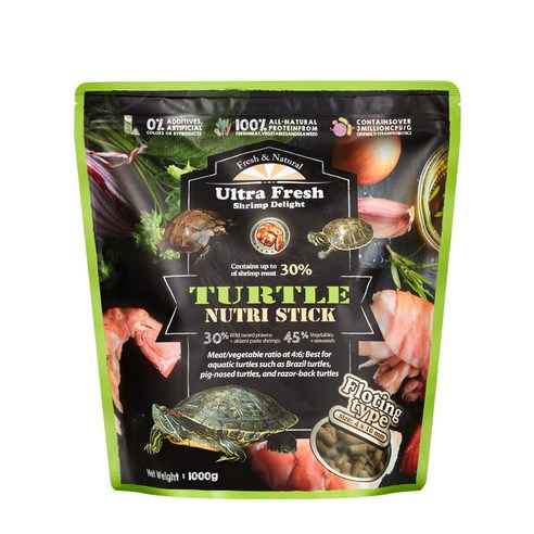울트라 후레쉬 로얄 터틀 거북이사료 밥 먹이, 1개, 1kg