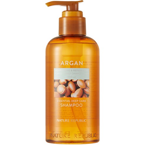 네이처리퍼블릭 아르간 에센셜 딥케어 샴푸, 300ml, 1개